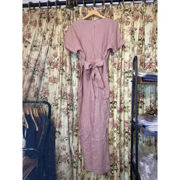 Rumer the Label LouLou Jumpsuit Dusty Pink Size Medium - Picture 6 of 9